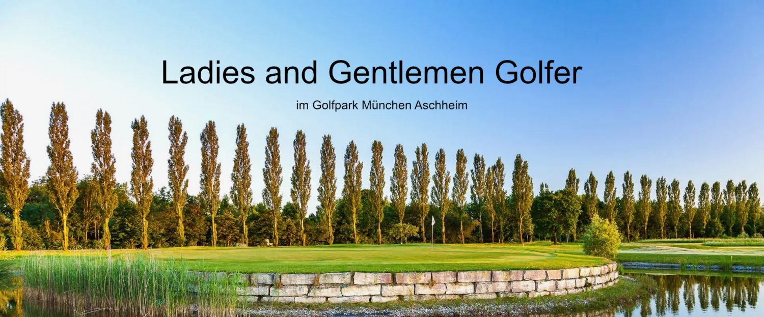 Ladies & Gentlemen Golfer